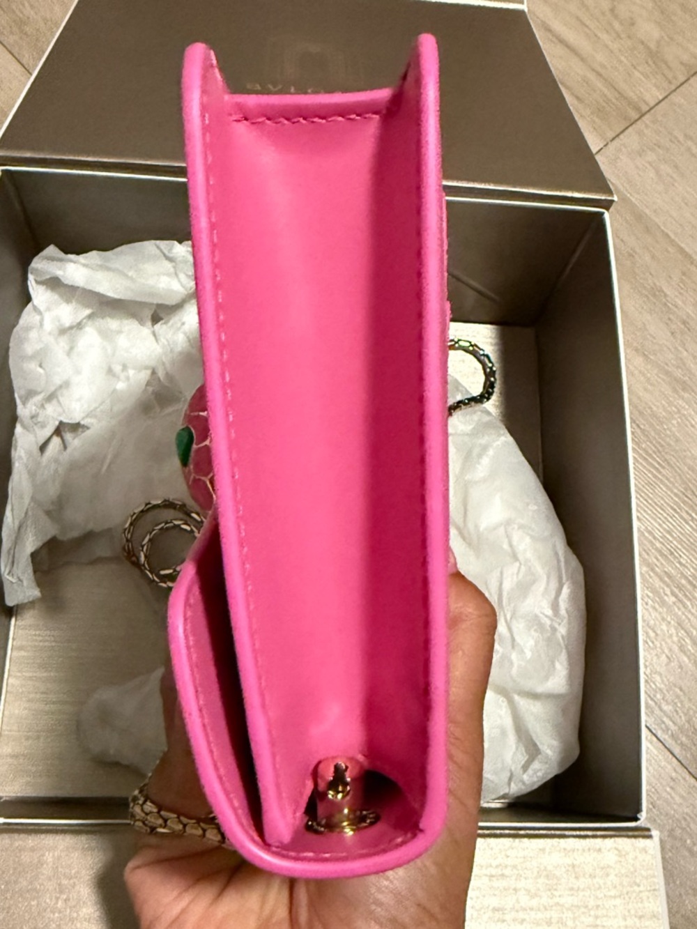 Bvlgari Serpenti Hot Pink Shoulder Bag – Statement Luxury Handbag - Picture 6 of 11